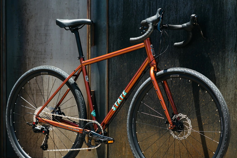 state bicycle co 4130 all road copper brown 15
