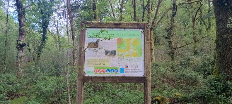 Indicador del Sendero de Ponte de Parada