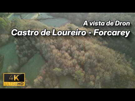 Castro de Loureiro (Forcarey) a vista de Dron (22/02/2026) | DJI Mini 3 Pro