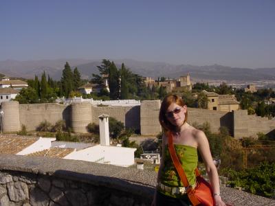 Ana, en el Mirador de San Crist&Atilde;&sup3;bal